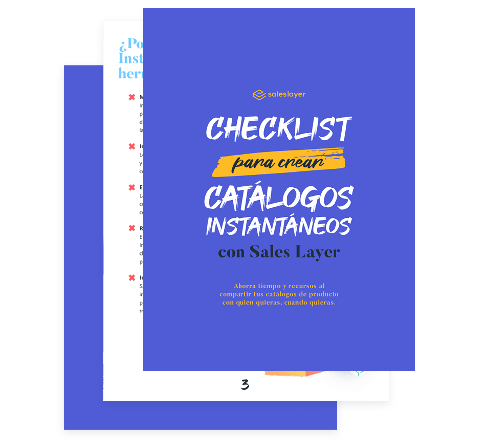 Checklist para crear Catálogos Instantáneos con Sales Layer